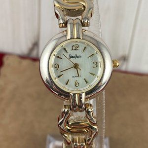 NEIMAN MARCUS Silver & Gold-Tone Quartz watch